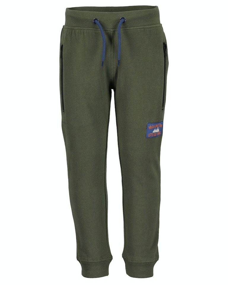 Blue Seven Jogginghose Blue Seven Jungen Jogginghose Sweathose Mountain angeraut schilfgrün (1-tlg) von Blue Seven