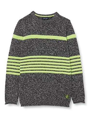 BLUE SEVEN Jungen Creative Dude Pullover, SCHWARZ Twisted Orig, 5 Years von Blue Seven