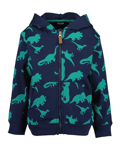 Blue Seven Jungen Sweatjacke mit Kapuze KIDS BOYS BASICS 560 - DINO 122 von Blue Seven