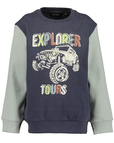 Blue Seven Jungen Sweatshirt Adventure 576 - DK BLAU 98 von Blue Seven