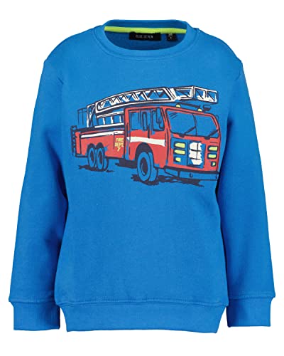 Blue Seven Jungen Sweatshirt Vehicles 659 - Cyan 122 von Blue Seven