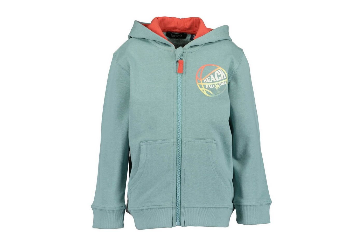 Blue Seven Kapuzensweatjacke Kinder Sweatjacke mit Kapuze - Kapuzenjacke mit Print von Blue Seven