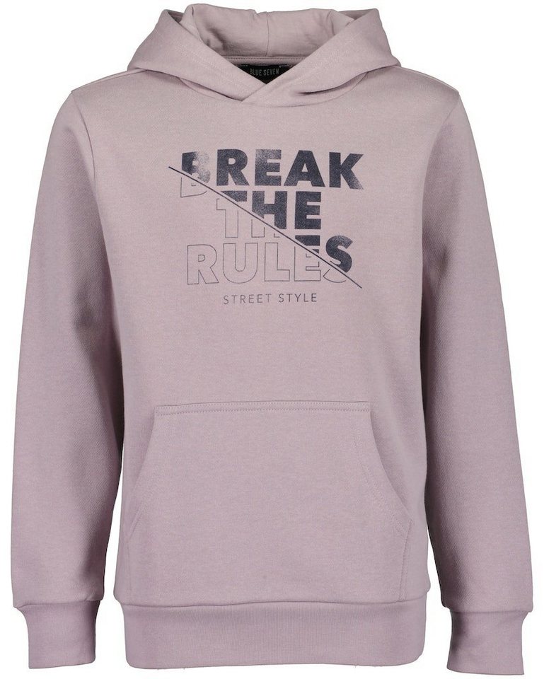 Blue Seven Kapuzensweatshirt Blue Seven Jungen Sweatshirt Kapuze Break Rules helllila (1-tlg) von Blue Seven