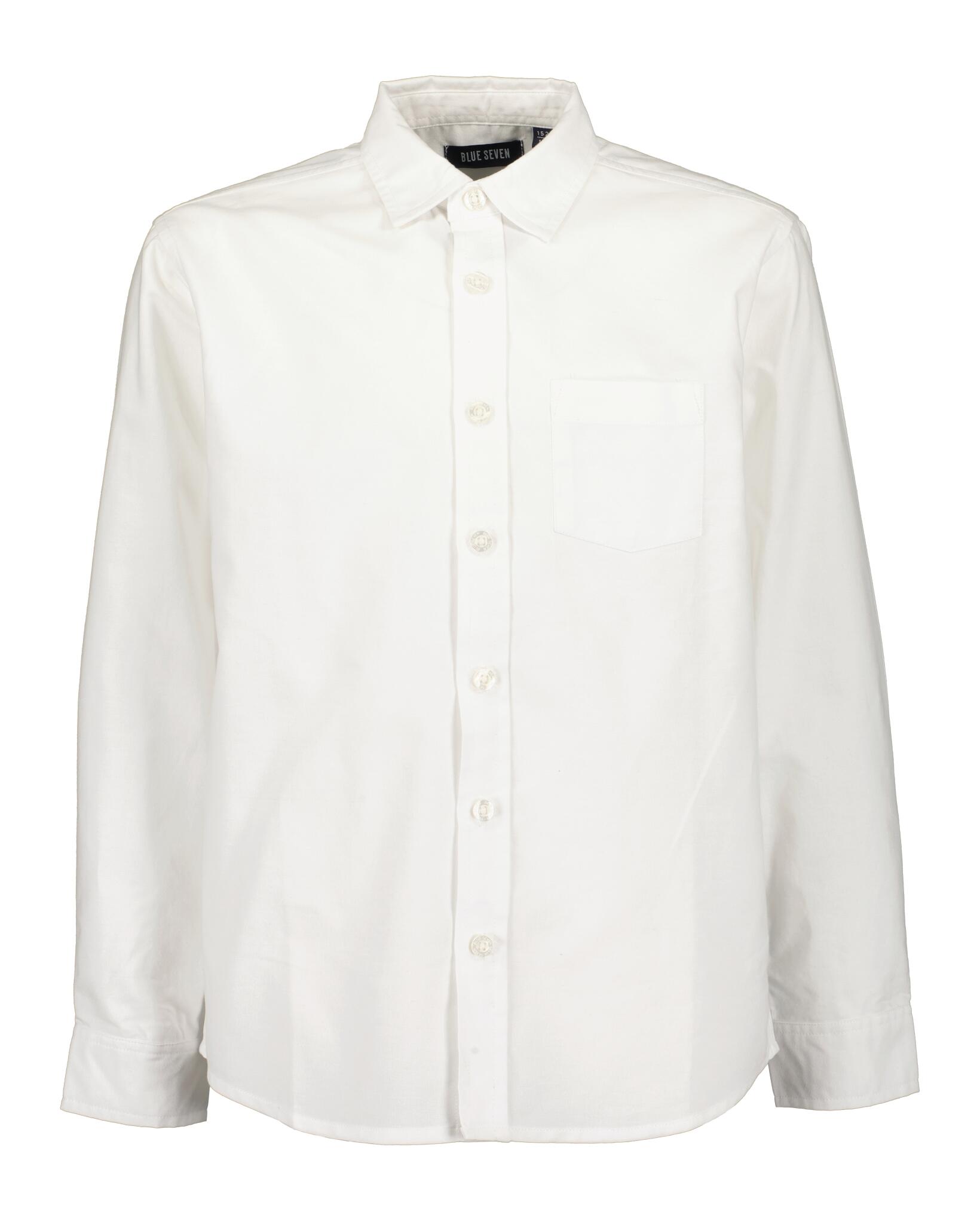 Blue Seven - Kn Hemd weiss - Gr. - 140 von Blue Seven