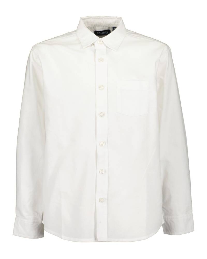 Blue Seven - Kn Hemd weiss - Gr. - 140 von Blue Seven