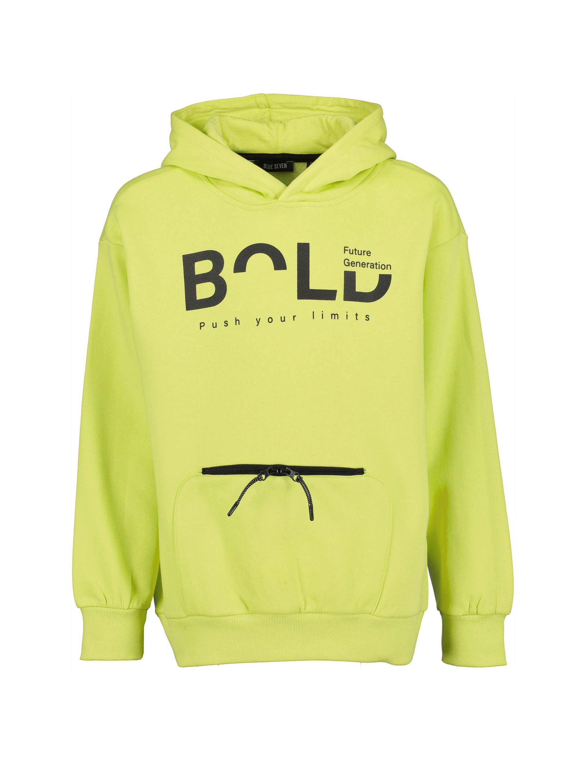 Blue Seven - Kn Sweatshirt, Kapuze grün - Gr. - 164 von Blue Seven