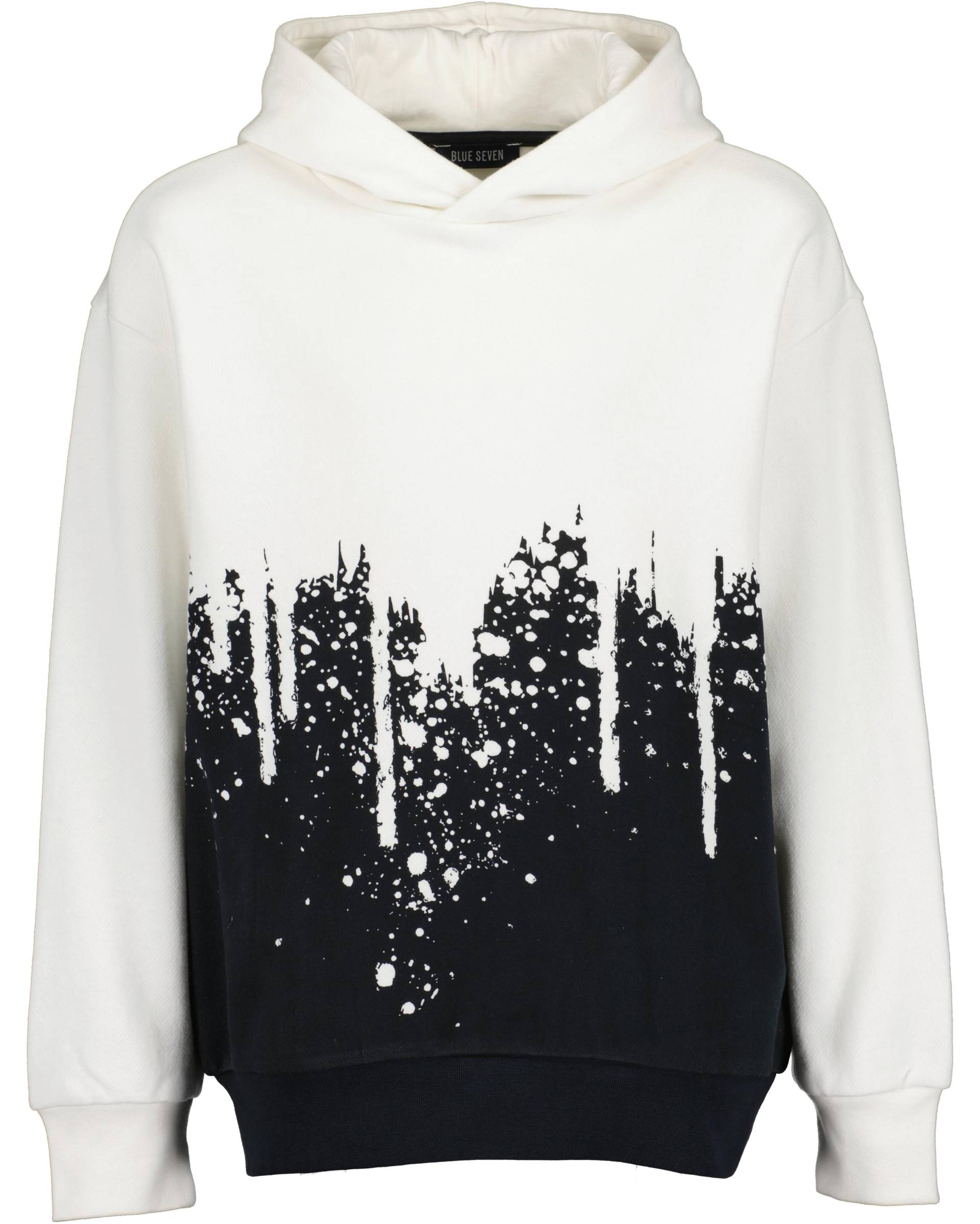 Blue Seven - Kn Sweatshirt, Kapuze weiss - Gr. - 140 von Blue Seven