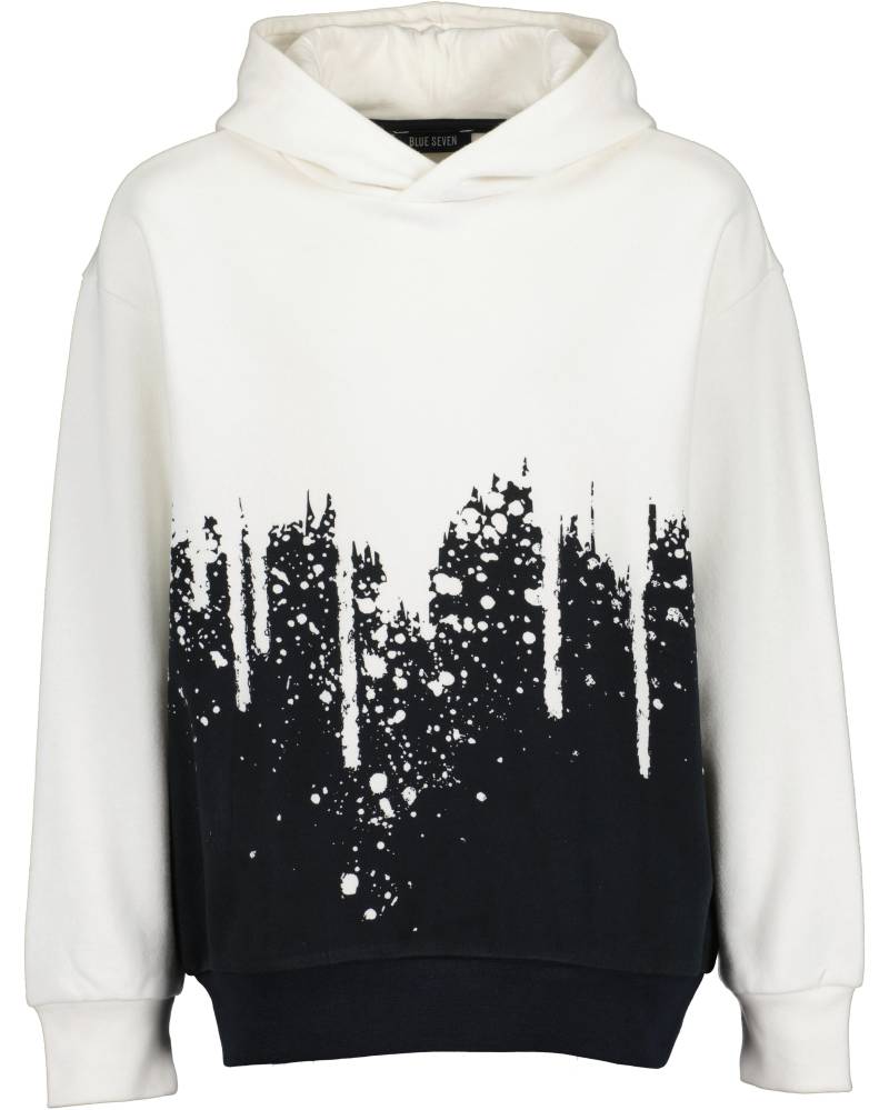 Blue Seven - Kn Sweatshirt, Kapuze weiss - Gr. - 140 von Blue Seven