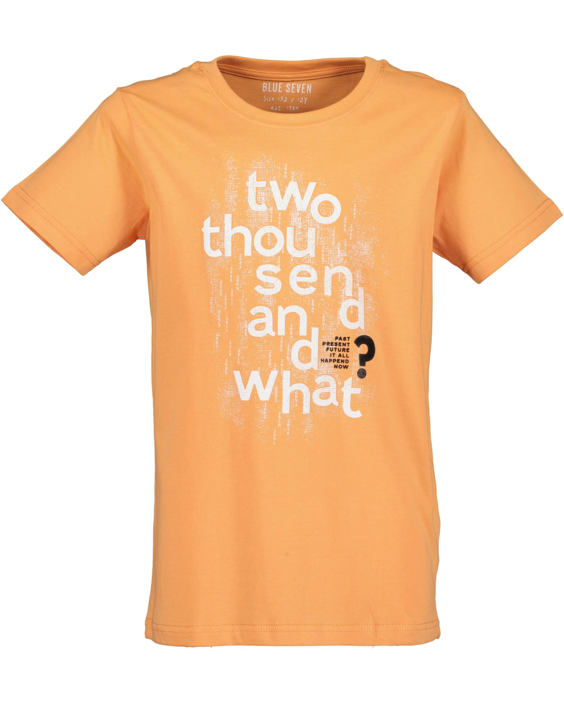 Blue Seven - Kn T-Shirt, Rundhals orange - Gr. - 152 von Blue Seven