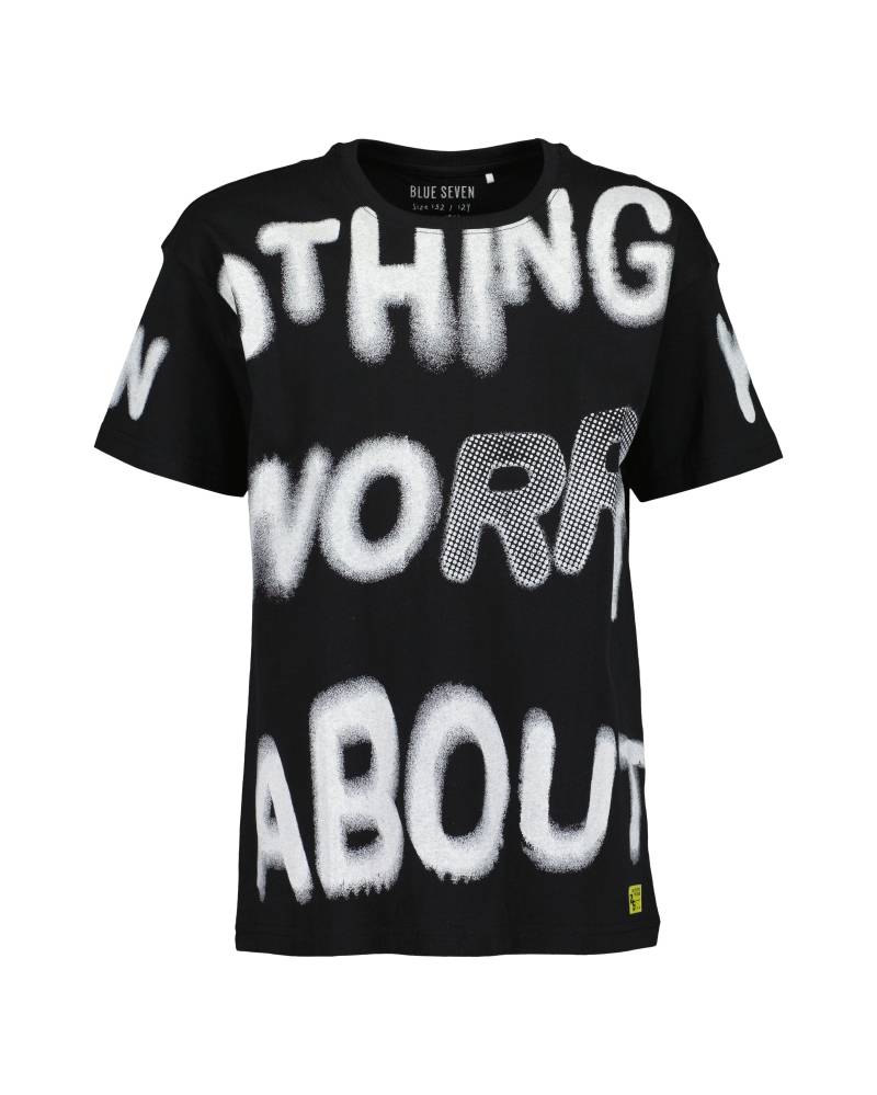 Blue Seven - Kn T-Shirt, Rundhals schwarz - Gr. - 176 von Blue Seven