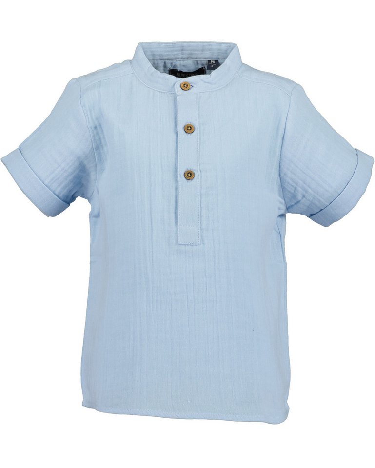 Blue Seven Kurzarmhemd in leicht strukturierter Leinen-Optik von Blue Seven
