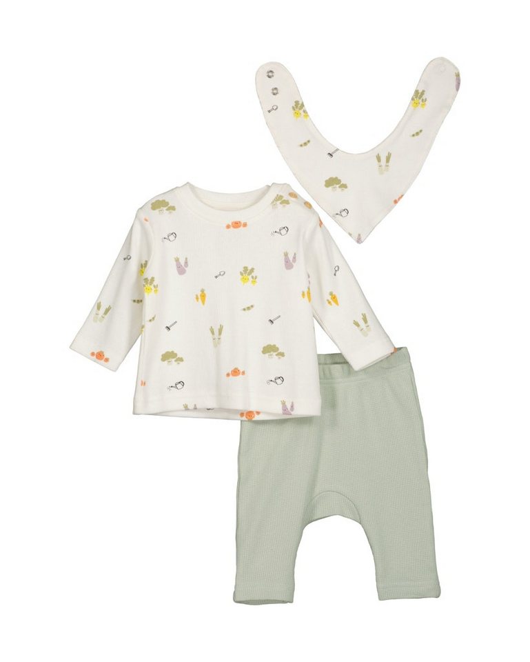 Blue Seven Langarmshirt Blue Seven Baby Jungen 3tlg. Set Langarmshirt Hose Tuch (3-tlg) von Blue Seven