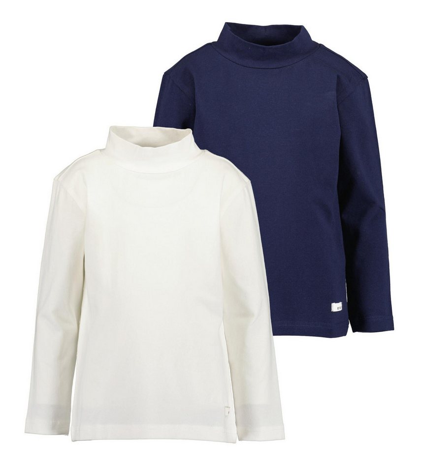 Blue Seven Langarmshirt Blue Seven Jungen Langarmshirts mit Stehkragen (2-tlg) von Blue Seven