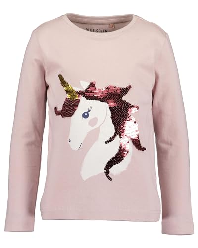 Blue Seven Mädchen Langarmshirt Unicorn 401 - ROSA 92 von Blue Seven