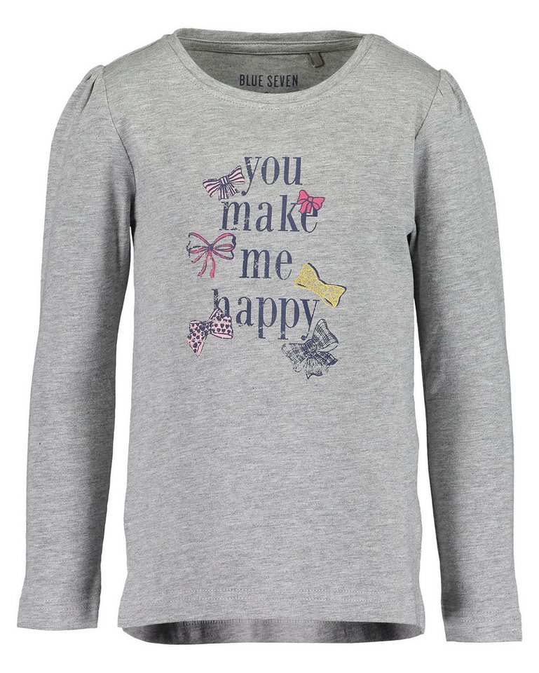 Blue Seven Longsleeve Longsleeve für Mädchen (1-tlg) sportlicher Schnitt, mit Frontprint von Blue Seven