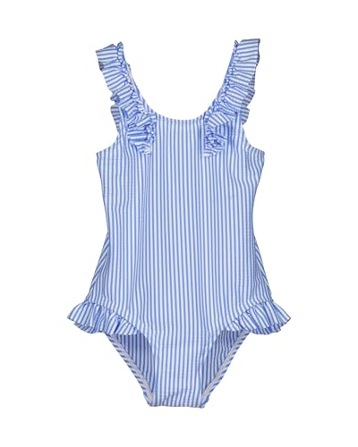 Blue Seven Mädchen Badeanzug Einteiler Bademode Schwimmanzug Kids Beachwear 507 - HL BLAU 92/98 von Blue Seven