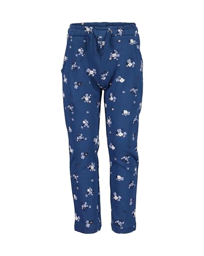Blue Seven Mädchen Sweathose mit Tunnelzug Baumwolle Jogginghose FLOWER 539 - OCEAN, 98 von Blue Seven