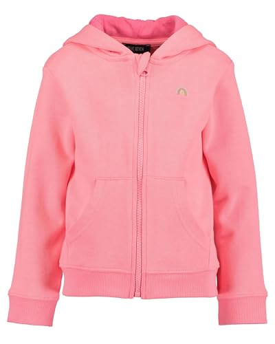 Blue Seven Mädchen Sweatjacke mit Kapuze Baumwolle Langarm Kinder Hoodie Unicorn 410 - Azalee 104 von Blue Seven