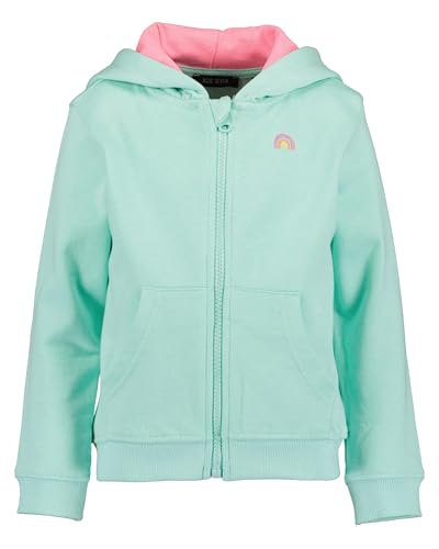 Blue Seven Mädchen Sweatjacke mit Kapuze Baumwolle Langarm Kinder Hoodie Unicorn 615 - SEA 98 von Blue Seven
