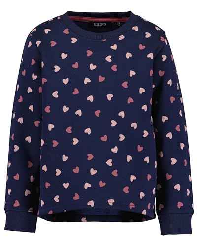 Blue Seven Mädchen Sweatshirt Kids Girls Basics 564 - Ultramarin 110 von Blue Seven