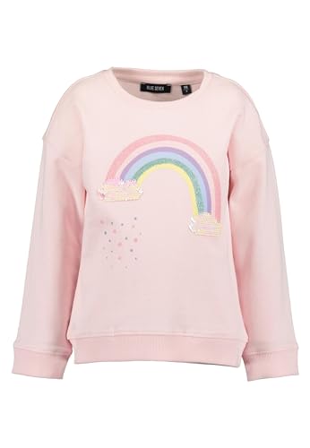 Blue Seven Mädchen Sweatshirt Rainbow 402 - ROSA 110 von Blue Seven