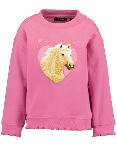 Blue Seven Mädchen Sweatshirt Rundhalsausschnitt Baumwolle Langarm Horses 413 - Azalee 110 Blue Seven Mädchen Sweatshirt Rundhalsausschnitt Baumwolle Langarm Horses 413 - Azalee 110 von Blue Seven