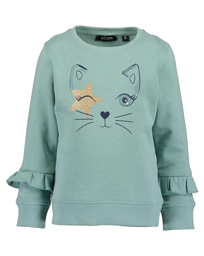 Blue Seven Mädchen Sweatshirt Sparkle 631 - Gletscher 104 von Blue Seven