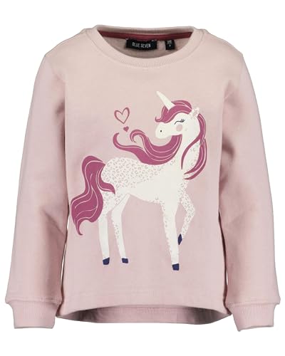 Blue Seven Mädchen Sweatshirt Unicorn 401 - ROSA 98 von Blue Seven