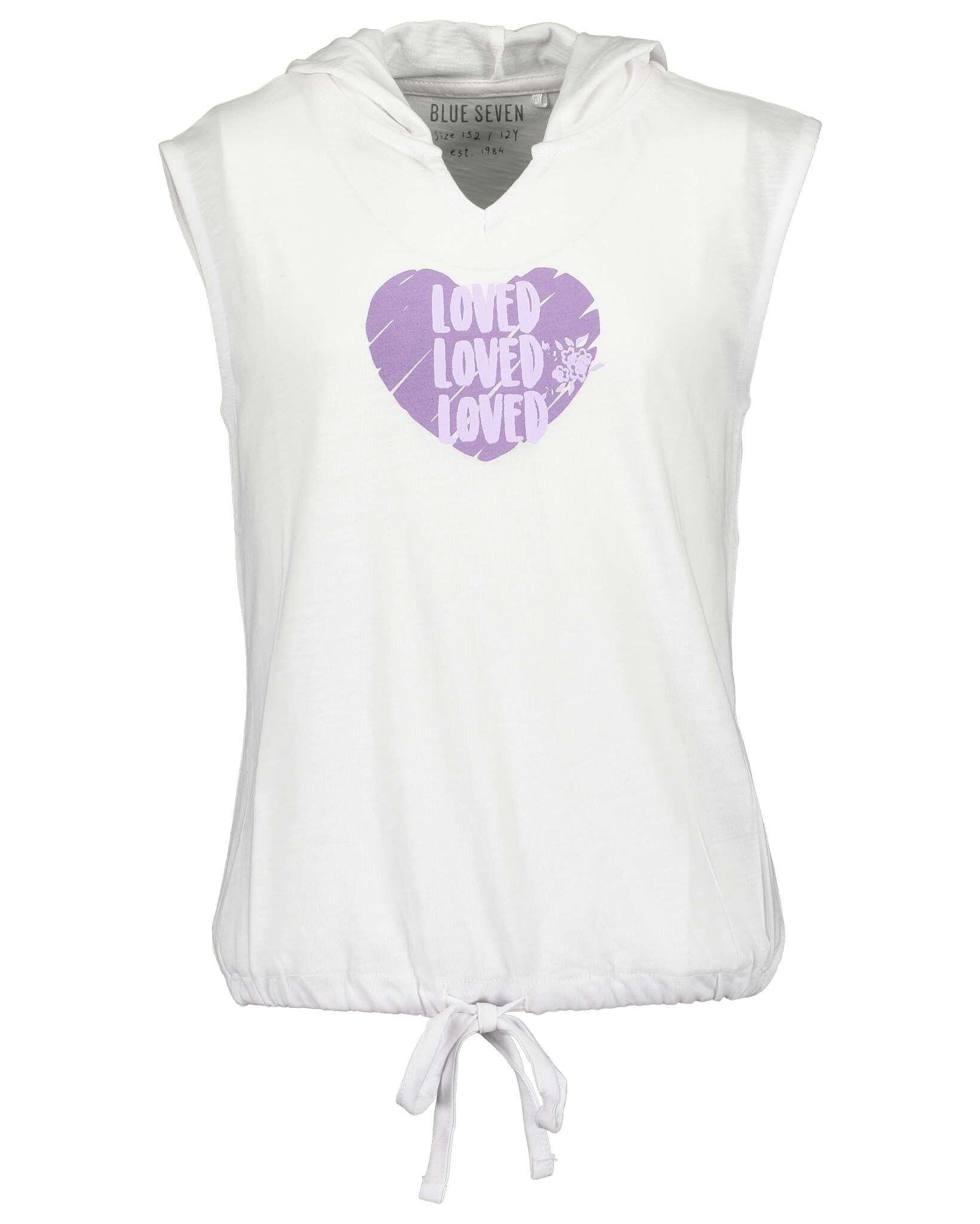 Blue Seven - Md Kapuzen Shirt, ohne Arm Weiß - Gr. - 164 von Blue Seven