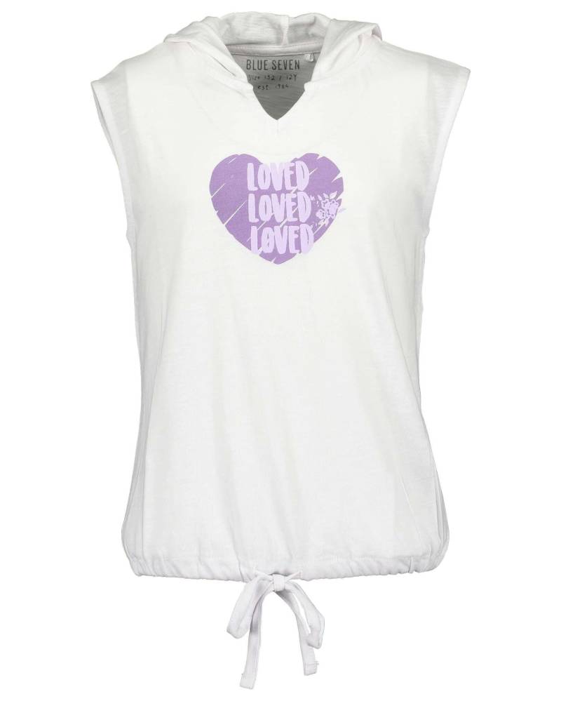 Blue Seven - Md Kapuzen Shirt, ohne Arm Weiß - Gr. - 164 von Blue Seven