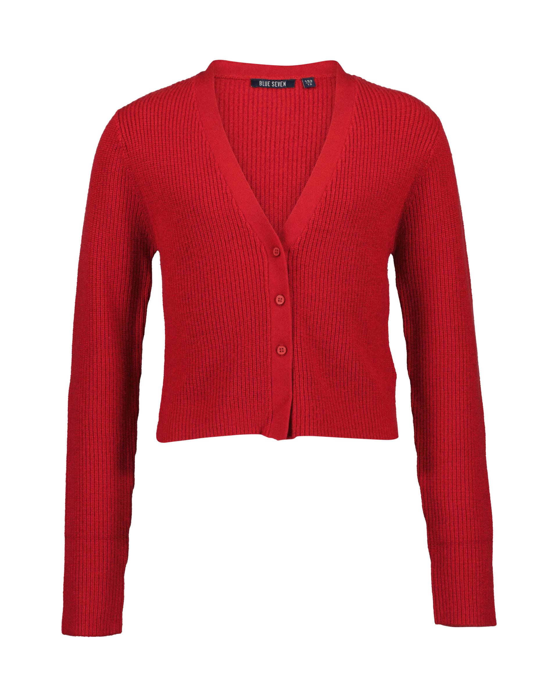 Blue Seven - Md Strickjacke rot - Gr. - 152 von Blue Seven