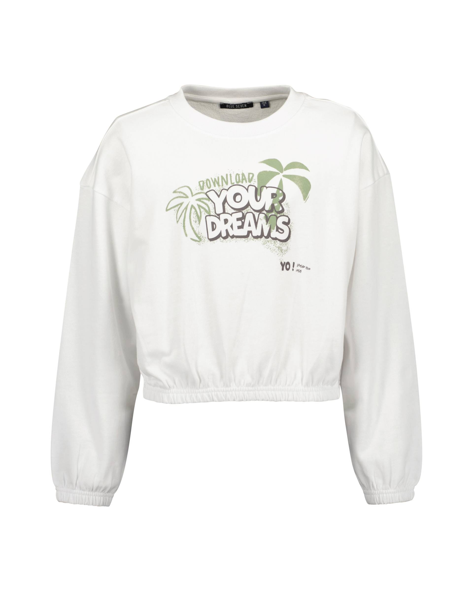 Blue Seven - Md Sweatshirt, Rundhals weiss - Gr. - 164 von Blue Seven