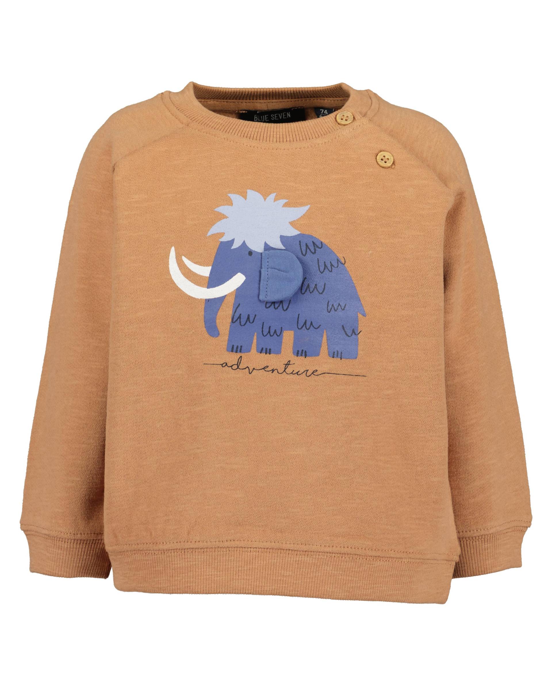 Blue Seven - Mini Kn Sweatshirt, Rundhals bronze - Gr. - 68 von Blue Seven