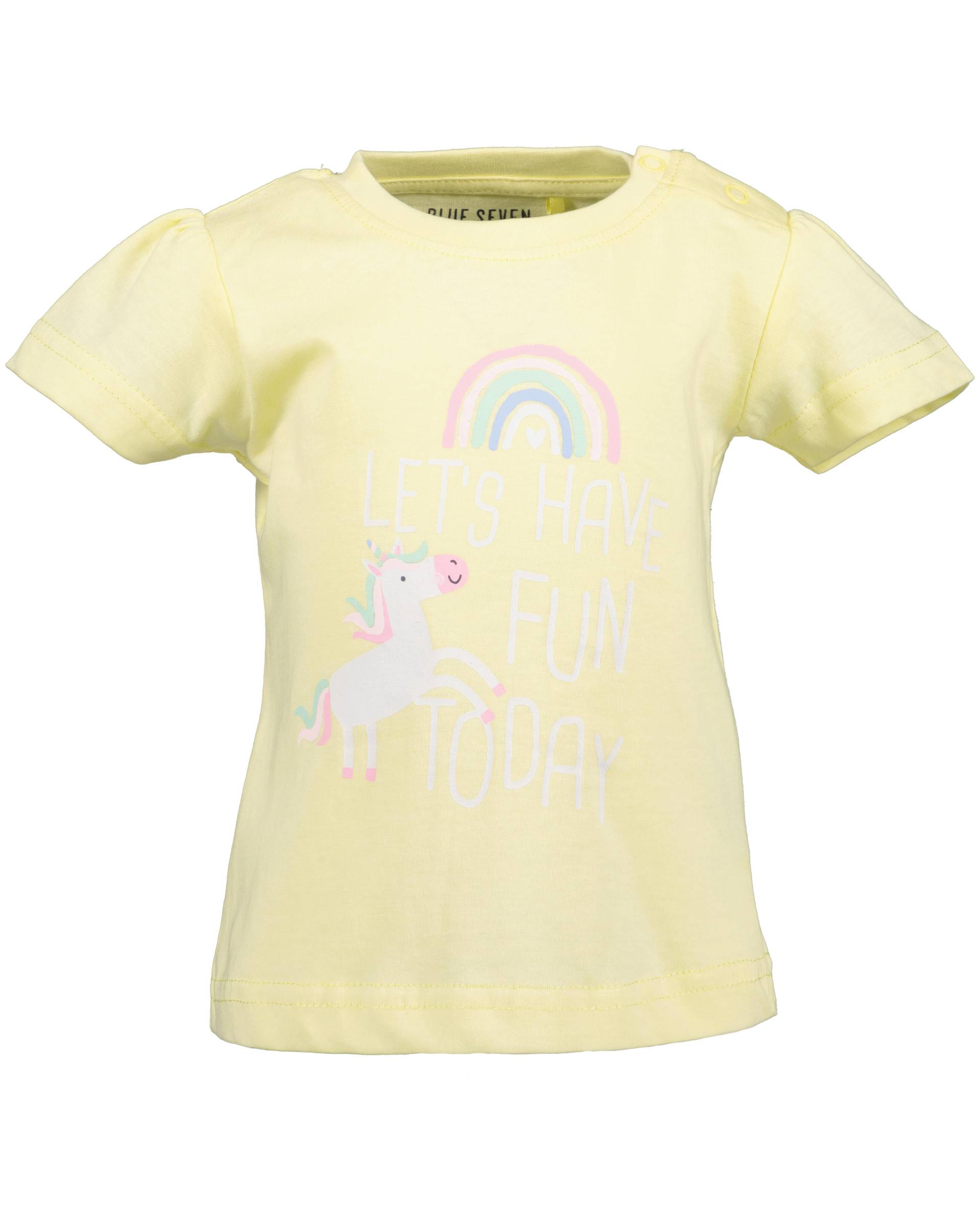 Blue Seven - Mini Md T-Shirt, Rundhals gelb - Gr. - 86 von Blue Seven