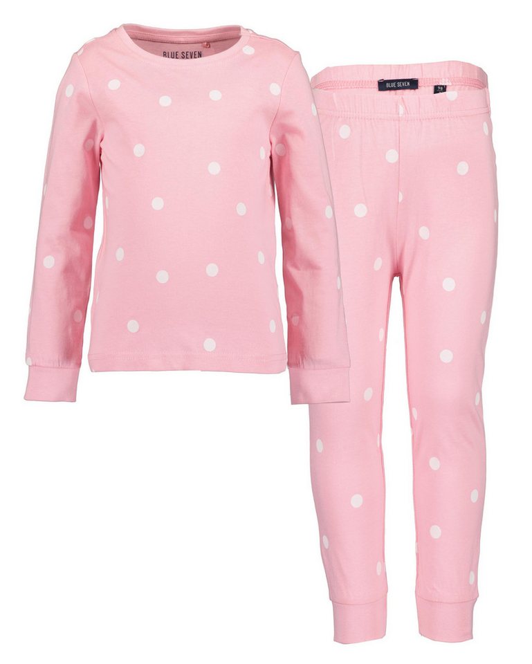 Blue Seven Pyjamaoberteil Blue Seven Mädchen Pyjama KIDS GIRLS BASICS - 2er Set (2-tlg) von Blue Seven