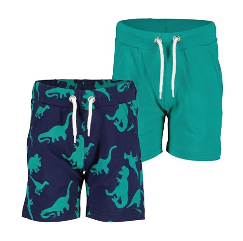 Blue Seven Shorts - 2er Pack M01 - Dino+Lagune 116 von Blue Seven