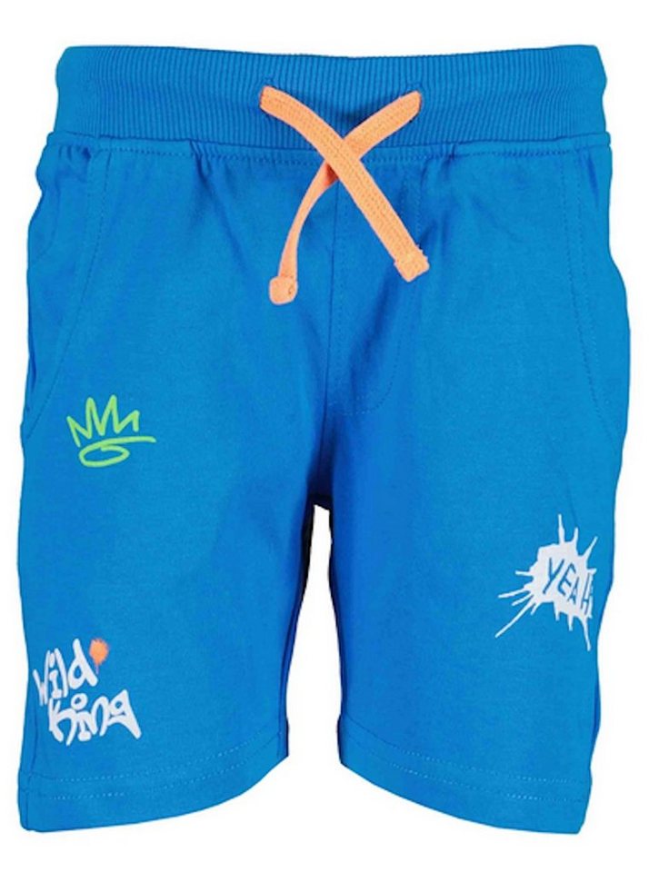 Blue Seven Shorts Blue Seven Jungen Jersey Shorts kurze Hose Schlupfhose YEAH splash (1-tlg) von Blue Seven