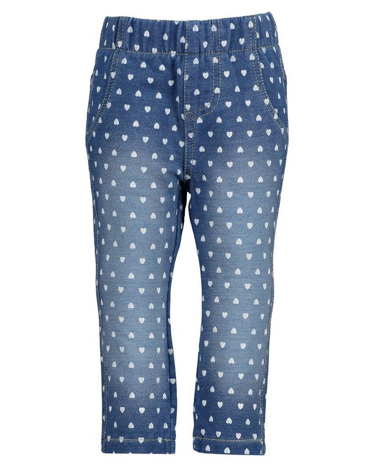 Blue Seven Skinny-fit-Jeans Blue Seven Baby-Mädchen Jeggins mit Allover-Print von Blue Seven