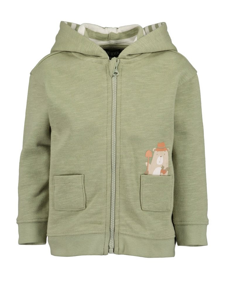 Blue Seven Sweatjacke Blue Seven Baby Jungen Sweatjacke teegrün (1-tlg., kein Set) von Blue Seven