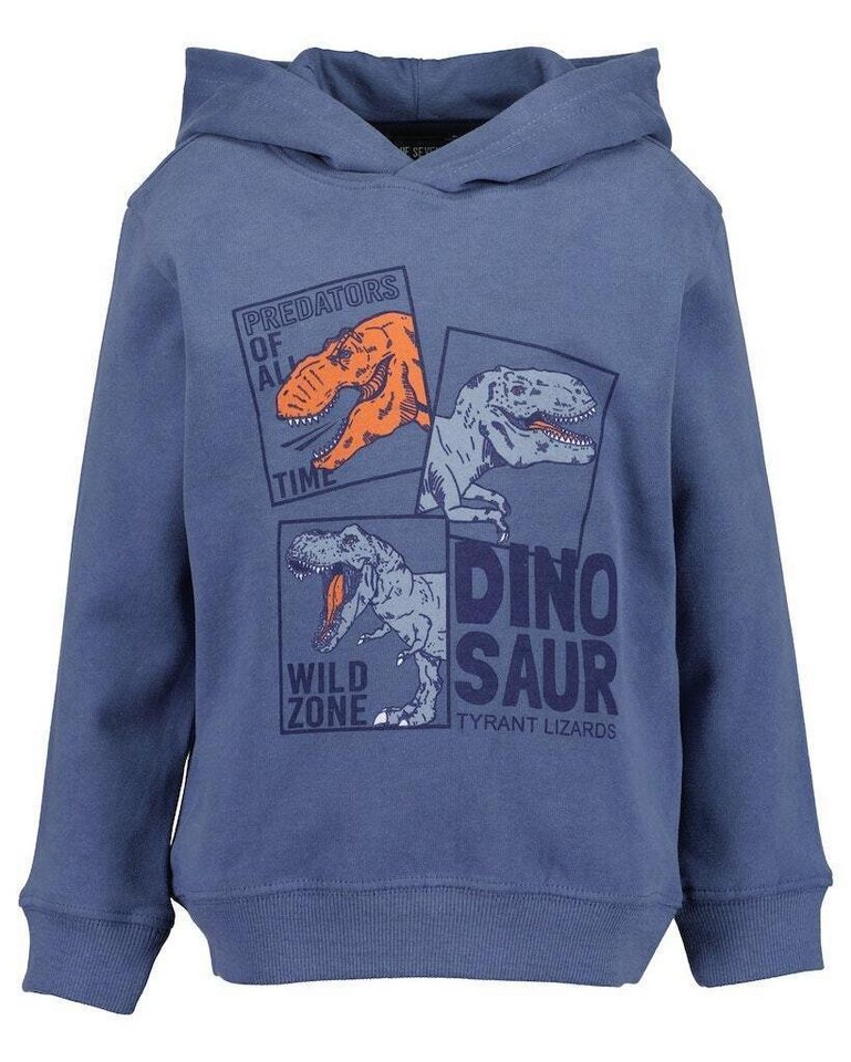 Blue Seven Sweatshirt Blue Seven® Jungen Sweatshirt Dino T-Rex von Blue Seven