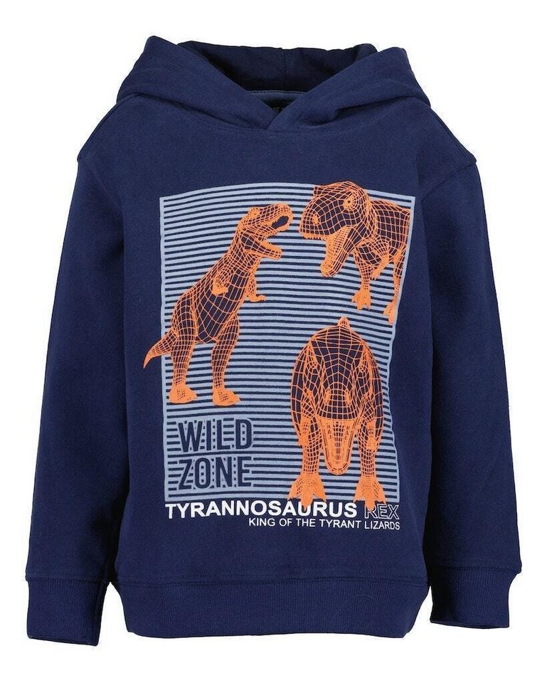 Blue Seven Sweatshirt Blue Seven® Jungen Sweatshirt Dino T-Rex von Blue Seven