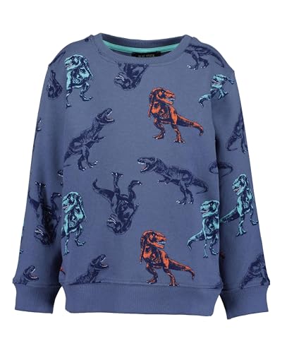 Blue Seven Jungen Sweatshirt Dinos 541 - Jeansblau 98 von Blue Seven