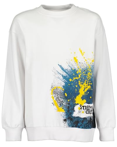 Blue Seven Teenager Jungen Sweatshirt Street 001 - Weiss 164 von Blue Seven