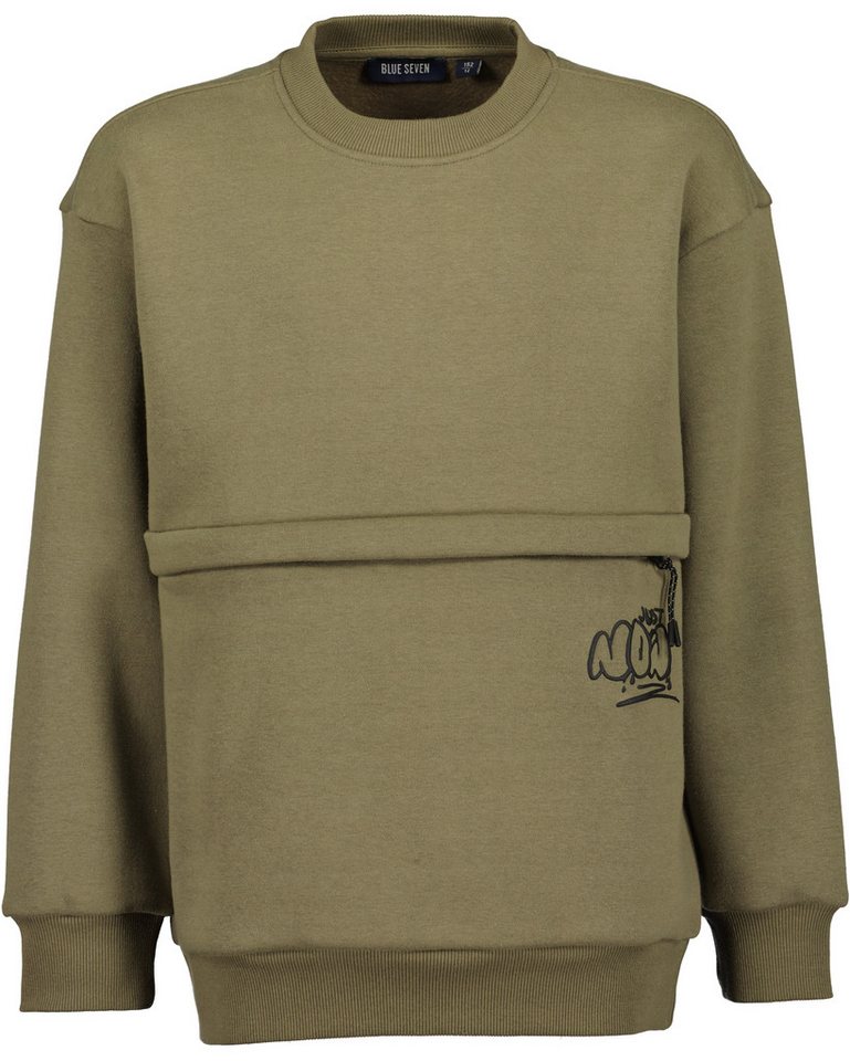 Blue Seven Sweatshirt mit praktischer Reißverschlusstasche von Blue Seven