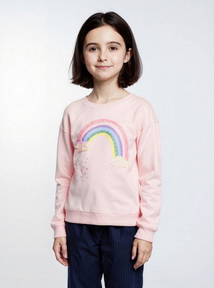 Blue Seven Sweatshirt mit tollem Frontmotiv mit Wendepailletten von Blue Seven