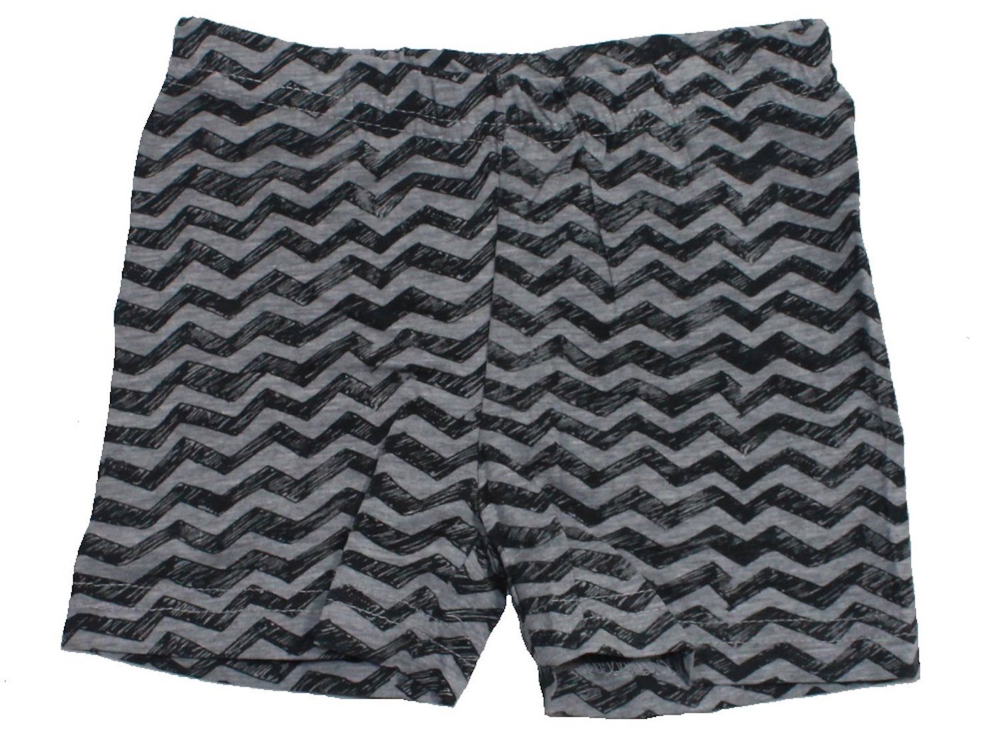 Blue Seven Sweatshorts Blue Seven Mädchen Shorts Zacken hellgrau schwarz (1-tlg) von Blue Seven