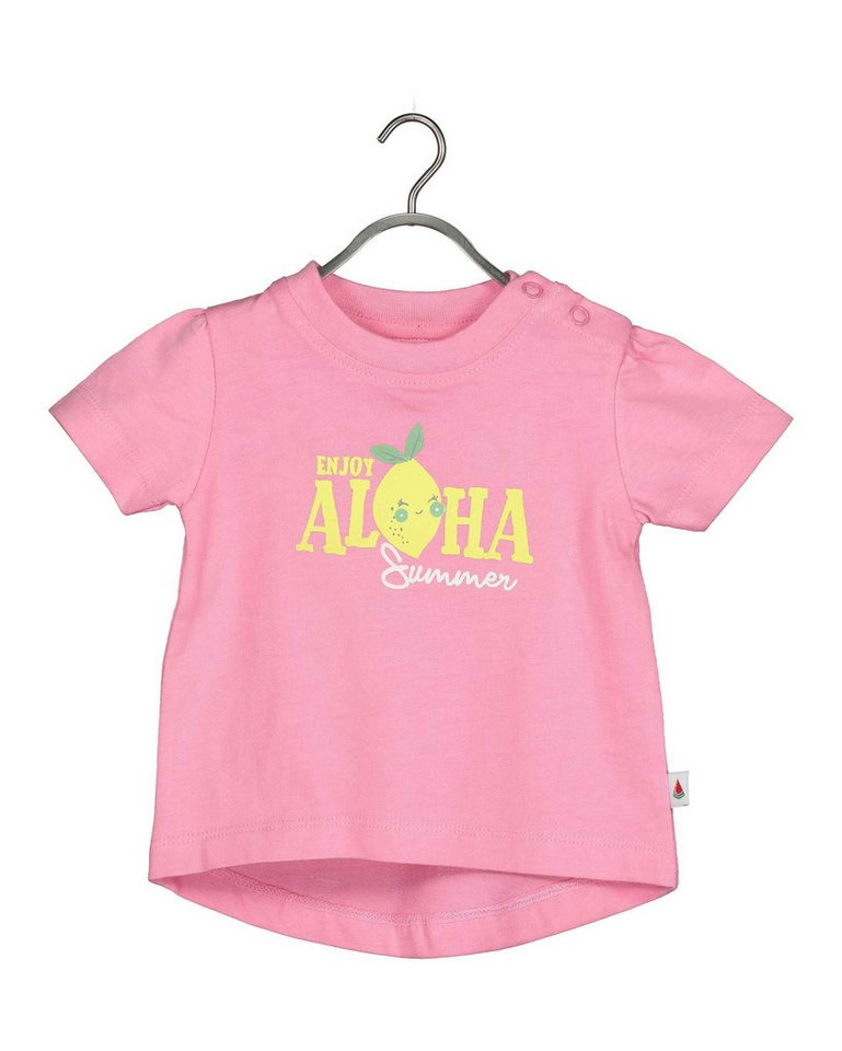 Blue Seven T-Shirt Blue Seven Baby T-Shirt in rosa mit Aloha-Print 62 von Blue Seven