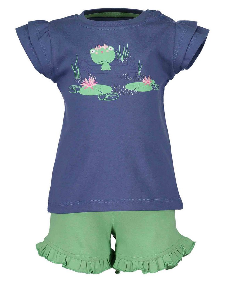 Blue Seven T-Shirt Blue Seven Sommer Set für Mädchen in blau 68 von Blue Seven