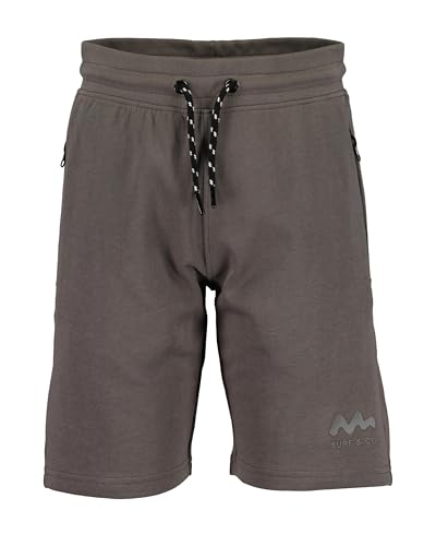 Blue Seven Teenager Jungen Sweat-Bermuda Seitentaschen elastischer Bund Sommer Baumwolle 973 - Stahl, 152 von Blue Seven