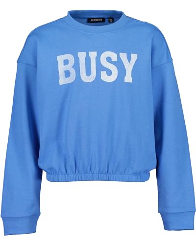 Blue Seven Teenager Mädchen Sweatshirt Nautical 521 - BLAU 152 von Blue Seven